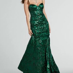 Green Windsor Prom Dress